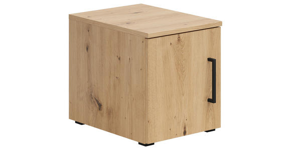 AUFSATZSCHRANK 30/35/40 cm  - Schwarz/Eiche Artisan, MODERN, Holzwerkstoff/Kunststoff (30/35/40cm) - Carryhome