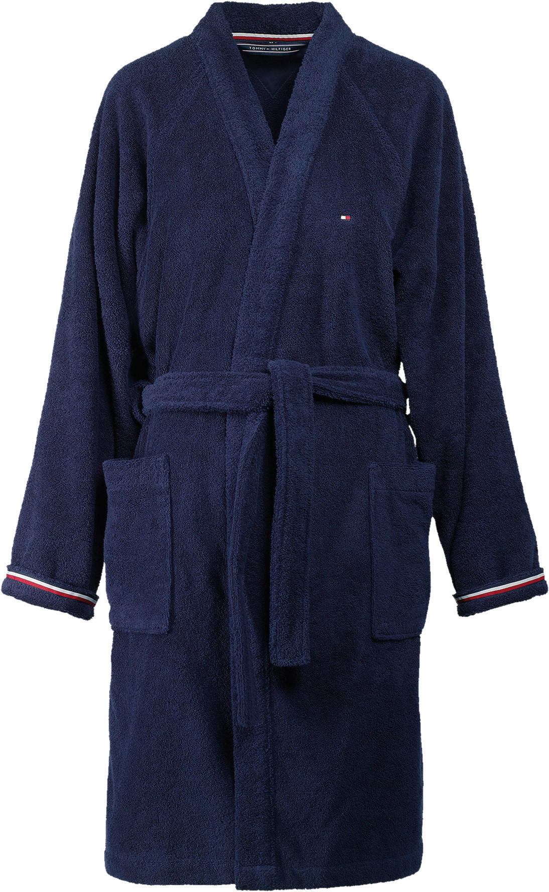 BADEMANTEL L Unisex  - Dunkelblau, Basics, Textil (Lnull) - Tommy Hilfiger