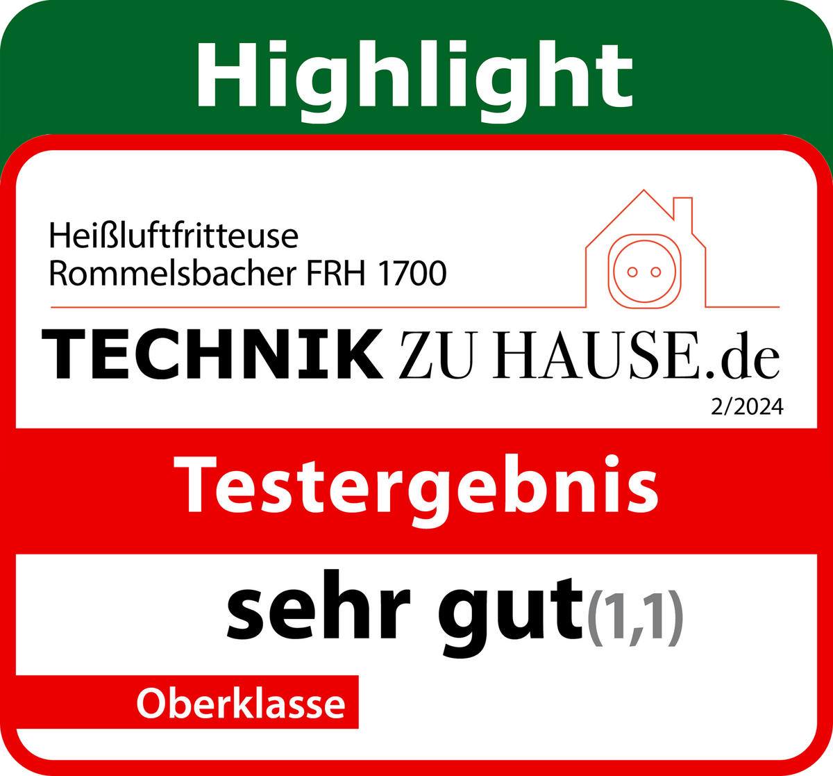 HEIßLUFTFRITTEUSE 8 L  - Schwarzchrom, Basics, Kunststoff (25/29.5/41.5cm) - Rommelsbacher