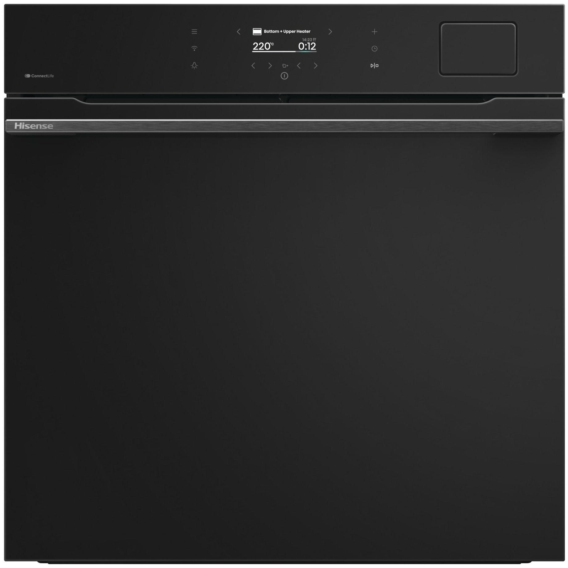 Hisense Dampfbackofen Schwarz 59.5x59.5x56.4 cm