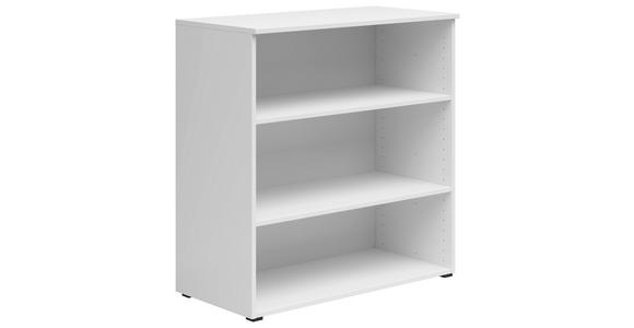 REGAL 80/83/40 cm Weiß - Anthrazit/Weiß, MODERN, Holzwerkstoff/Kunststoff (80/83/40cm) - Carryhome