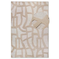FLACHWEBETEPPICH Wohnzimmer 160/230 cm Kollektion 1879 Creme rechteckig  - Creme, Design, Textil (160/230cm) - Villeroy & Boch
