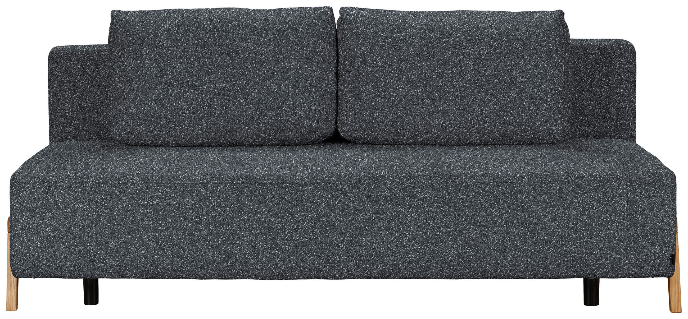 SCHLAFSOFA in Textil Anthrazit  - Anthrazit/Naturfarben, Design, Holz/Textil (211/88/102cm) - Niels Andersson