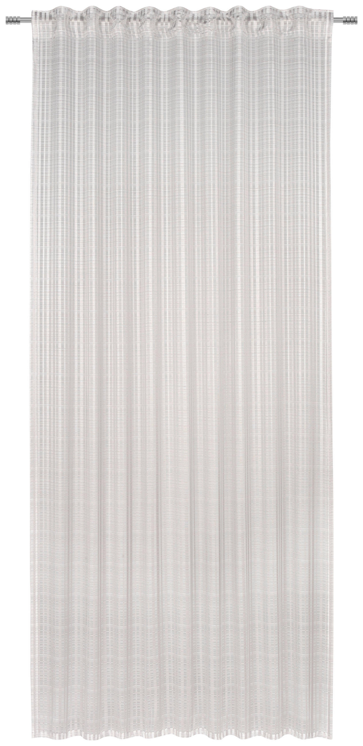 GOTOVA ZAVESA srebrna 140/245 cm   - srebrna, Konvencionalno, tekstil (140/245cm) - Esposa