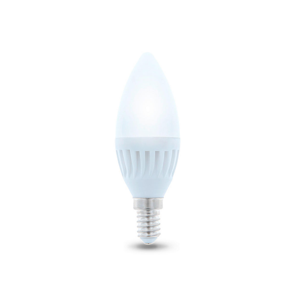 LED SIJALICA - bela, Osnovno, plastika/keramika (3,7/10,6cm)