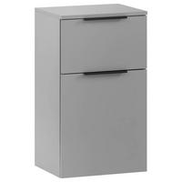 UNTERSCHRANK 40,3/70/32 cm   - Platinfarben/Schwarz, MODERN, Holzwerkstoff/Metall (40,3/70/32cm) - MID.YOU