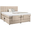 BOXSPRINGBETT 160/200 cm  in Beige  - Beige/Schwarz, Basics, Kunststoff/Textil (160/200cm) - Moderano