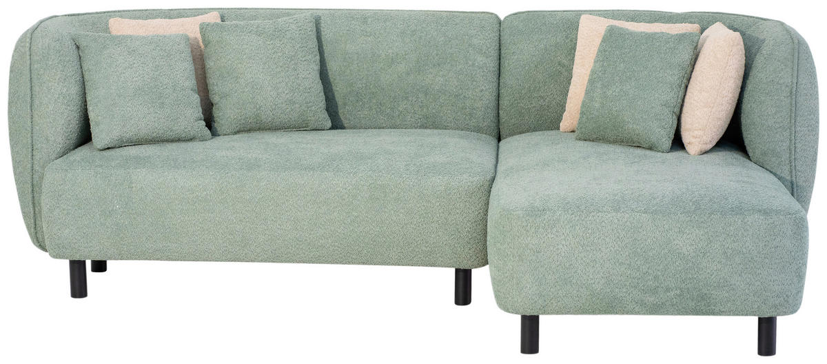 Freisteller von Lomoco ECKSOFA Uma Grün Chenille.