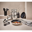 KOCHTOPFSET 6-teilig  - Klar/Edelstahlfarben, Basics, Glas/Metall - Homeware Profession.