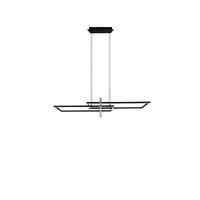 LED-HÄNGELEUCHTE 110/40/150 cm    - Schwarz, Design, Metall (110/40/150cm) - Trio Leuchten