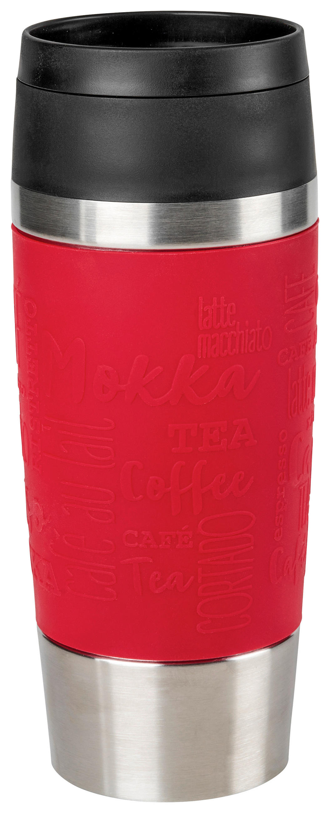 THERMOBECHER TRAVEL MUG 0,36 L  - Basics, Kunststoff/Metall (0,36l) - Emsa