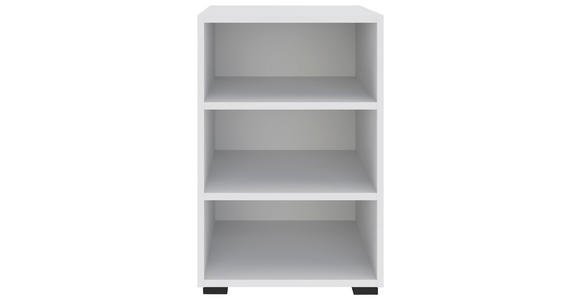 REGAL Weiß  - Schwarz/Weiß, KONVENTIONELL, Holzwerkstoff/Kunststoff (46/67/40cm) - Hom`in