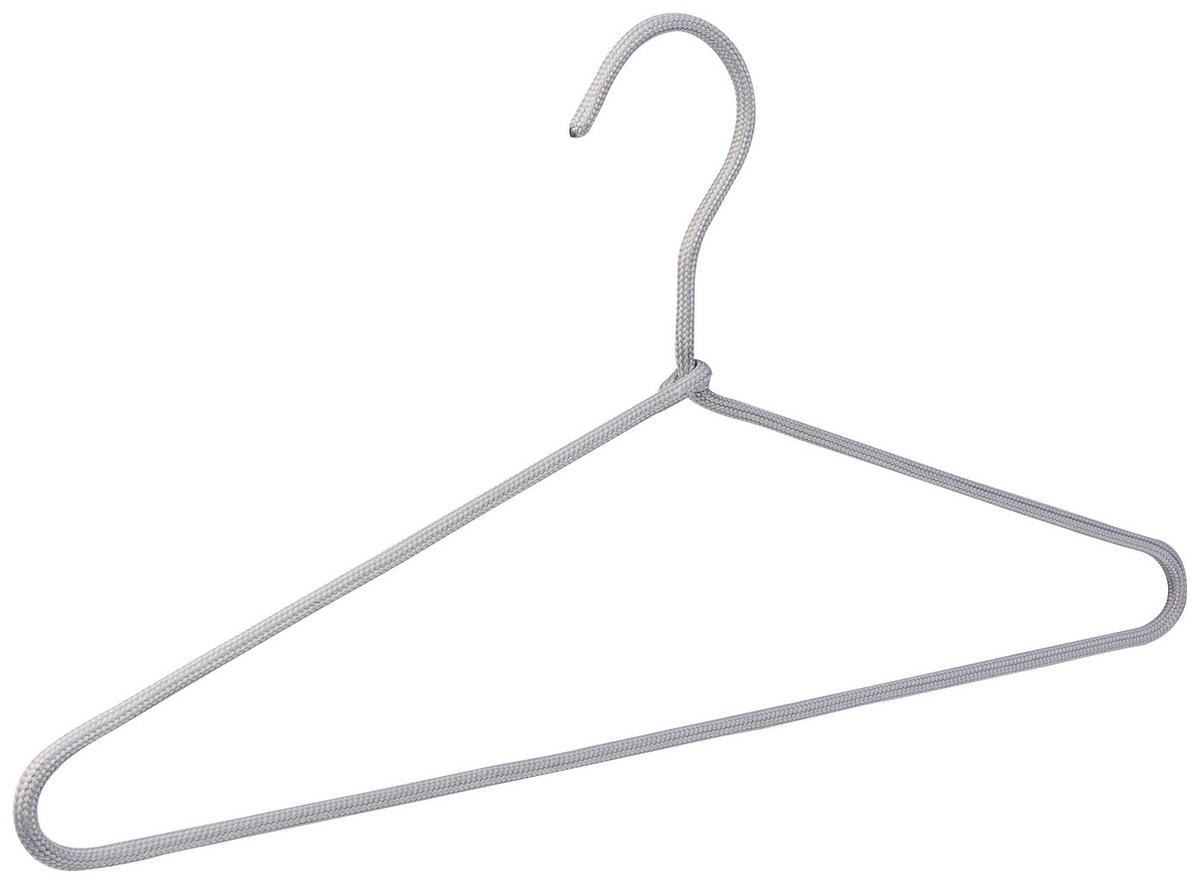 KLEIDERBÜGELSET 40 cm Metall  - Grau, Basics, Metall (40cm)