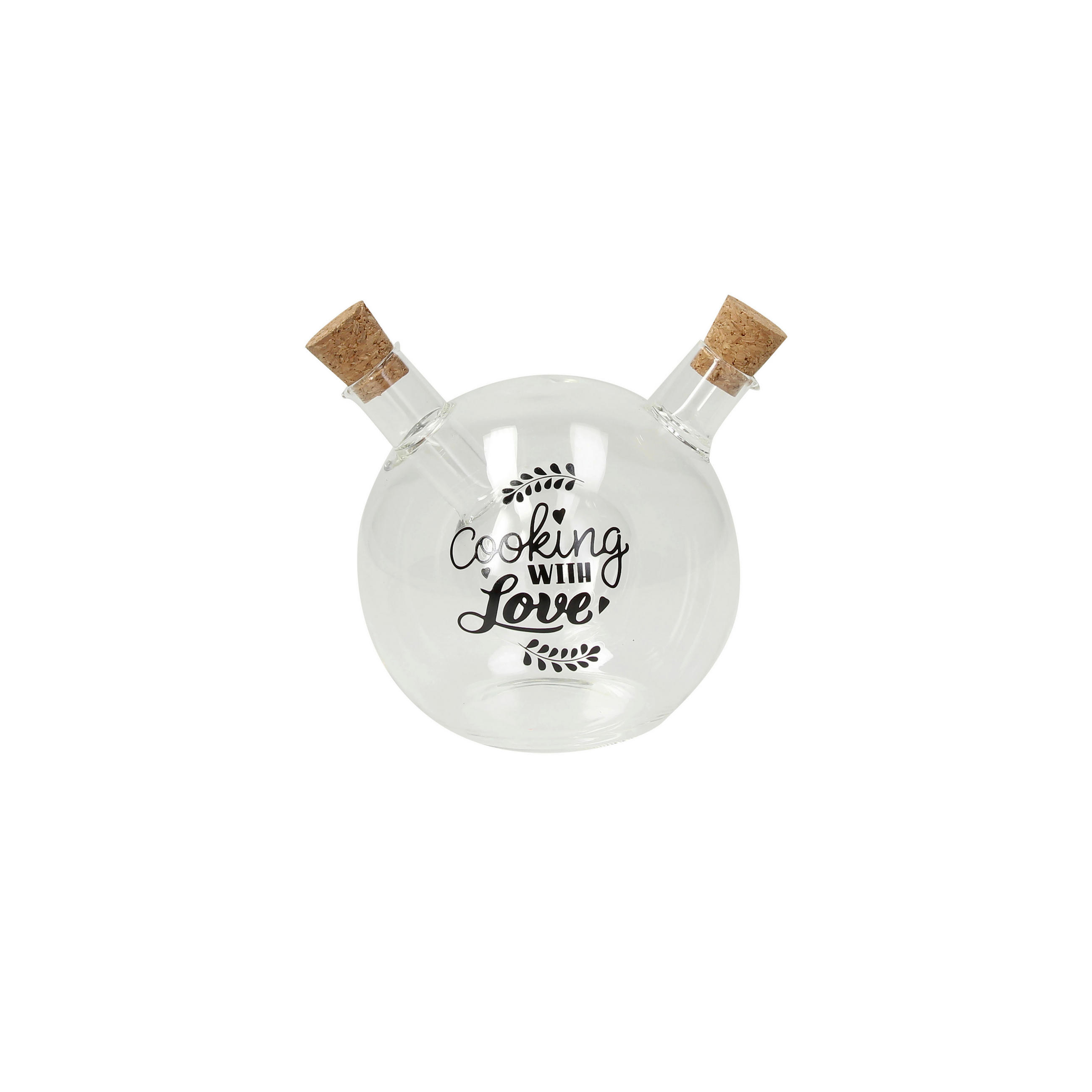 STEKLENICA ZA KIS/OLJE  DOLCE CASA COOKIGN WITH LOVE    12/10/11 cm         - prozorno, Basics, steklo (12/10/11cm) - Tognana