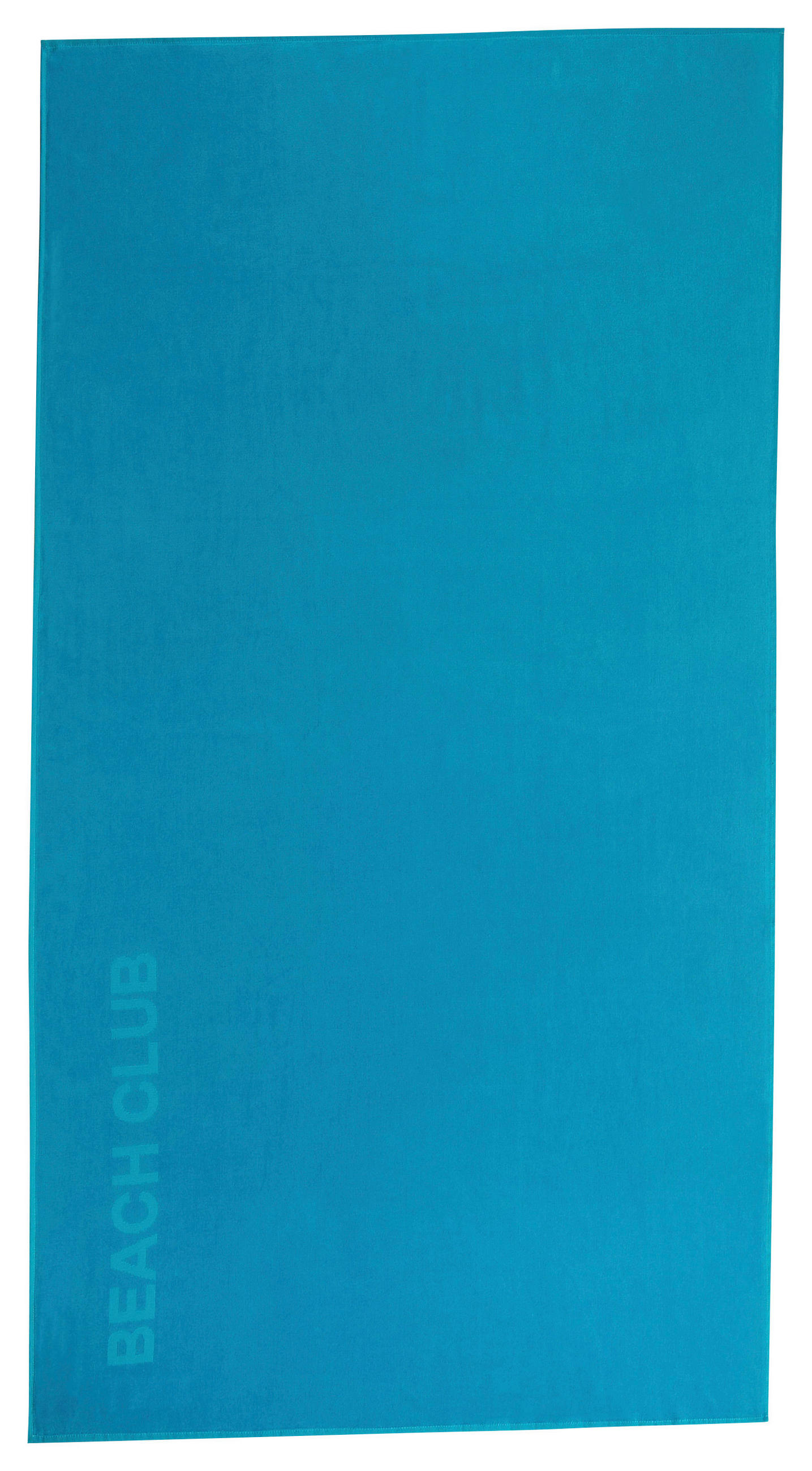 STRANDTUCH Beach Club Blau 100/180 cm  - Blau, Basics, Textil (100/180cm) - Vossen