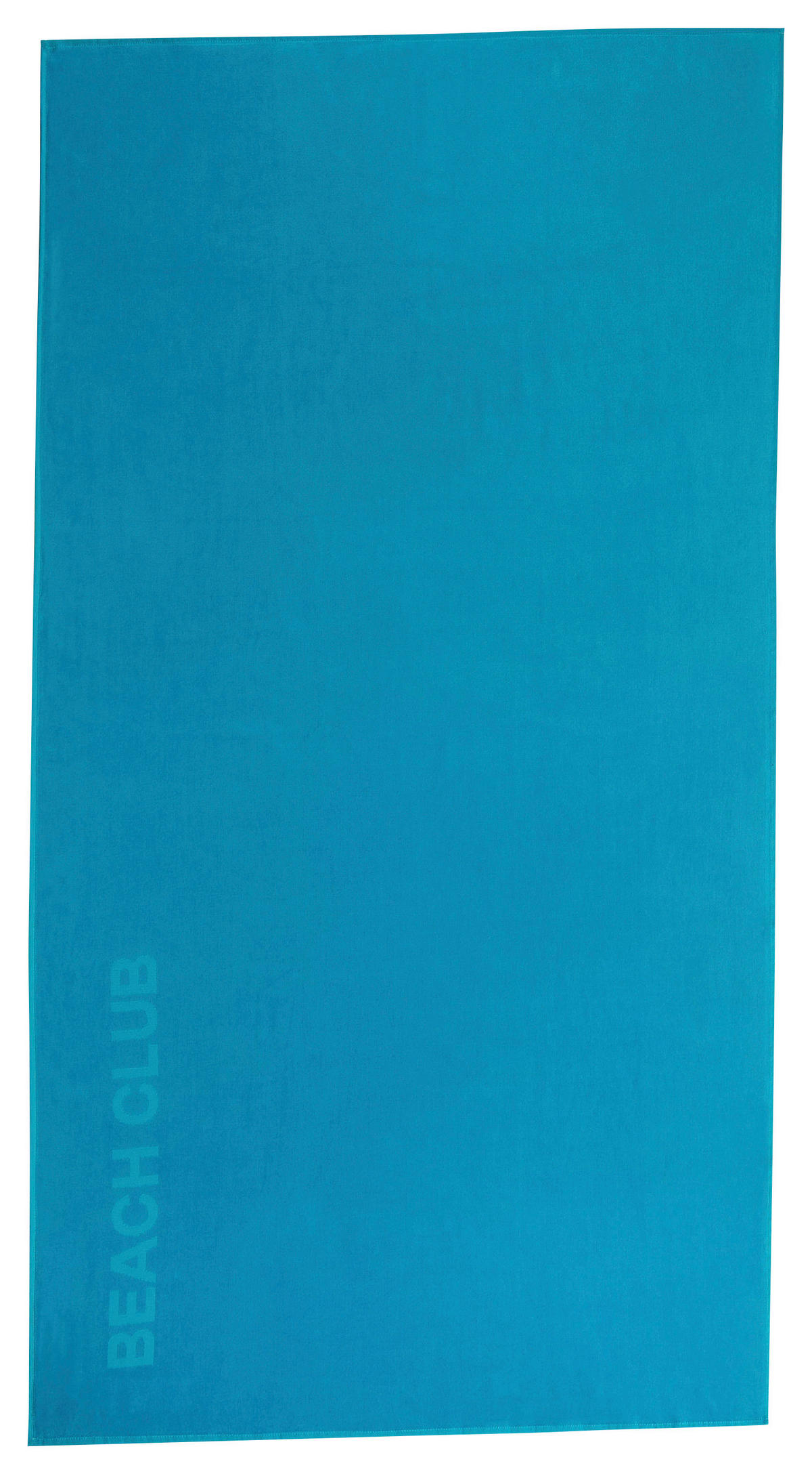 STRANDTUCH Beach Club Blau 100/180 cm  - Blau, Basics, Textil (100/180cm) - Vossen