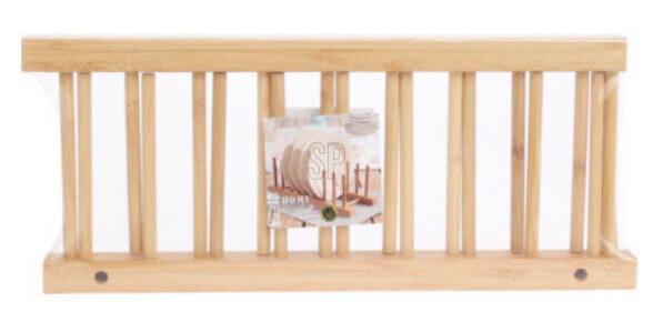 EDÉNYSZÁRÍTÓ TÁLCA - natúr színű, Basics, fa (12cm)