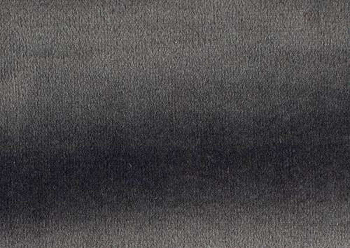 ECKSOFA in Flachgewebe Anthrazit  - Anthrazit/Schwarz, Design, Textil/Metall (301/191cm) - Moderano
