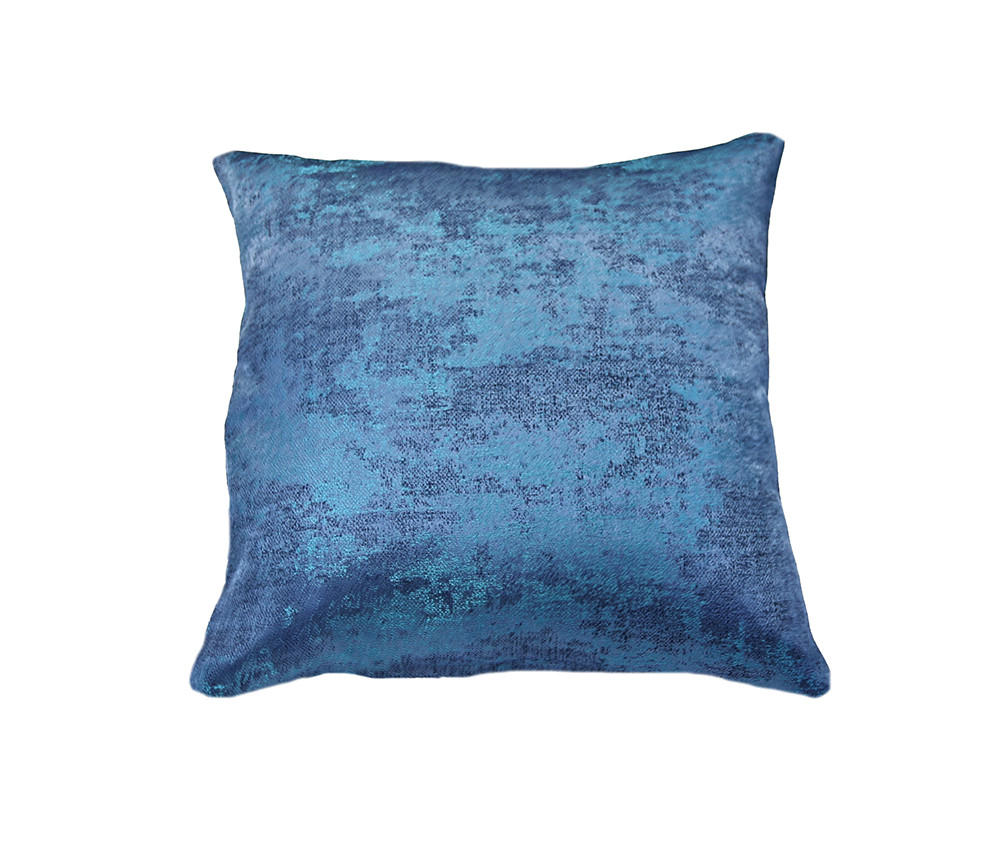 DÍSZPÁRNAHUZAT  - kék, Basics, textil (45/45cm)