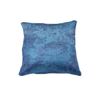 DÍSZPÁRNAHUZAT  - kék, Basics, textil (45/45cm)