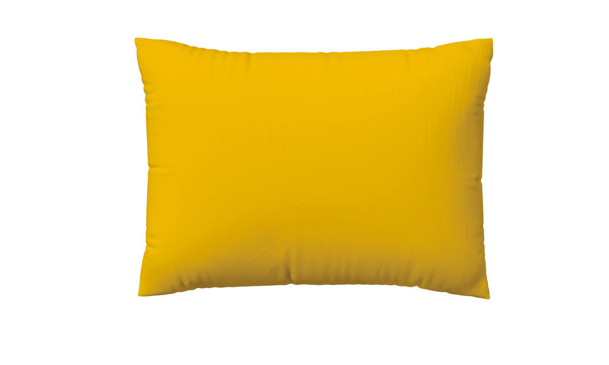 KISSENHÜLLE EASY JERSEY 40/60 cm  - Dunkelgelb, Basics, Textil (40/60cm) - Schlafgut