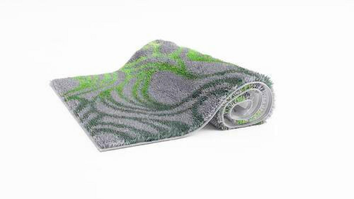 BIDET-VORLEGER Grün 50/60 cm  - Grün, Design, Kunststoff/Textil (50/60cm) - Grund