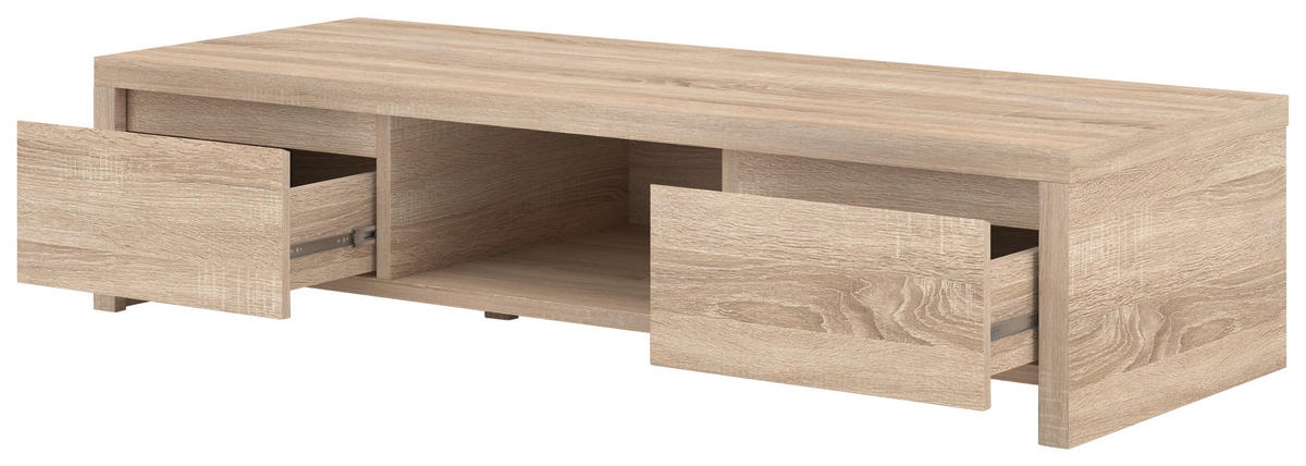 NÍZKA KOMODA, farba duba, 144/34/40 cm - farba duba, Design, kompozitné drevo (144/34/40cm) - MID.YOU