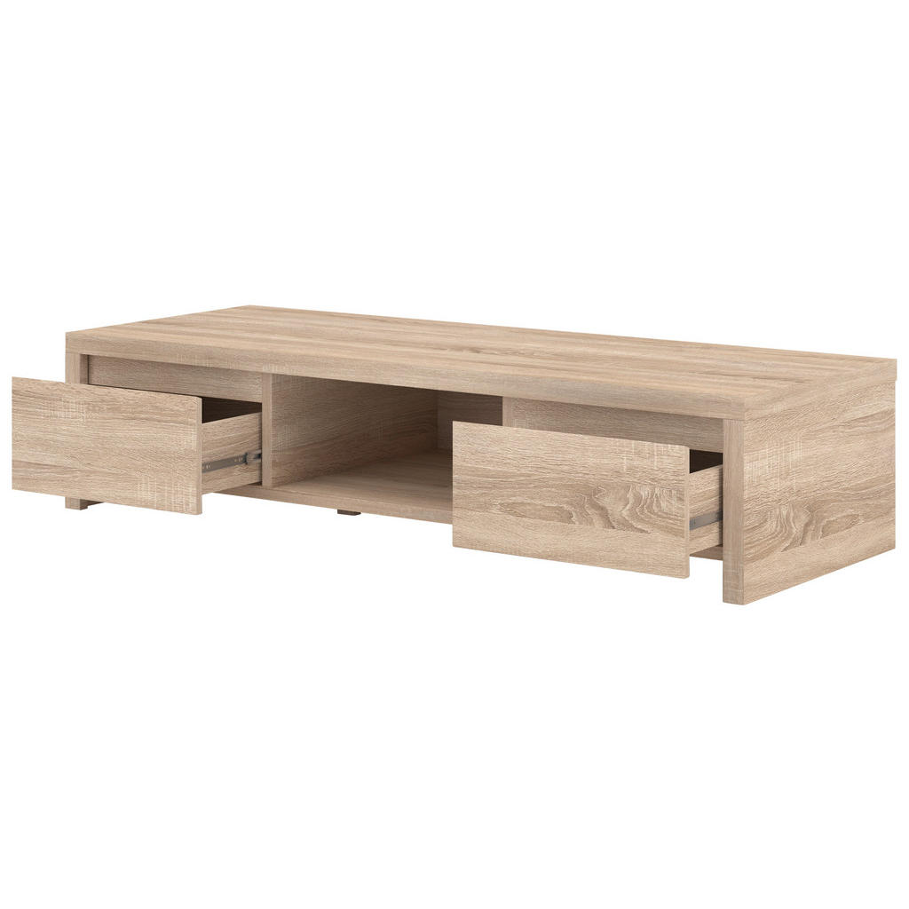 Thumbnail - Mid.you Lowboard, Eiche, Holzwerkstoff, 2 Schubladen, 144x34x40 cm, Made in Europe, Wohnzimmer, Wohnwände, Lowboards