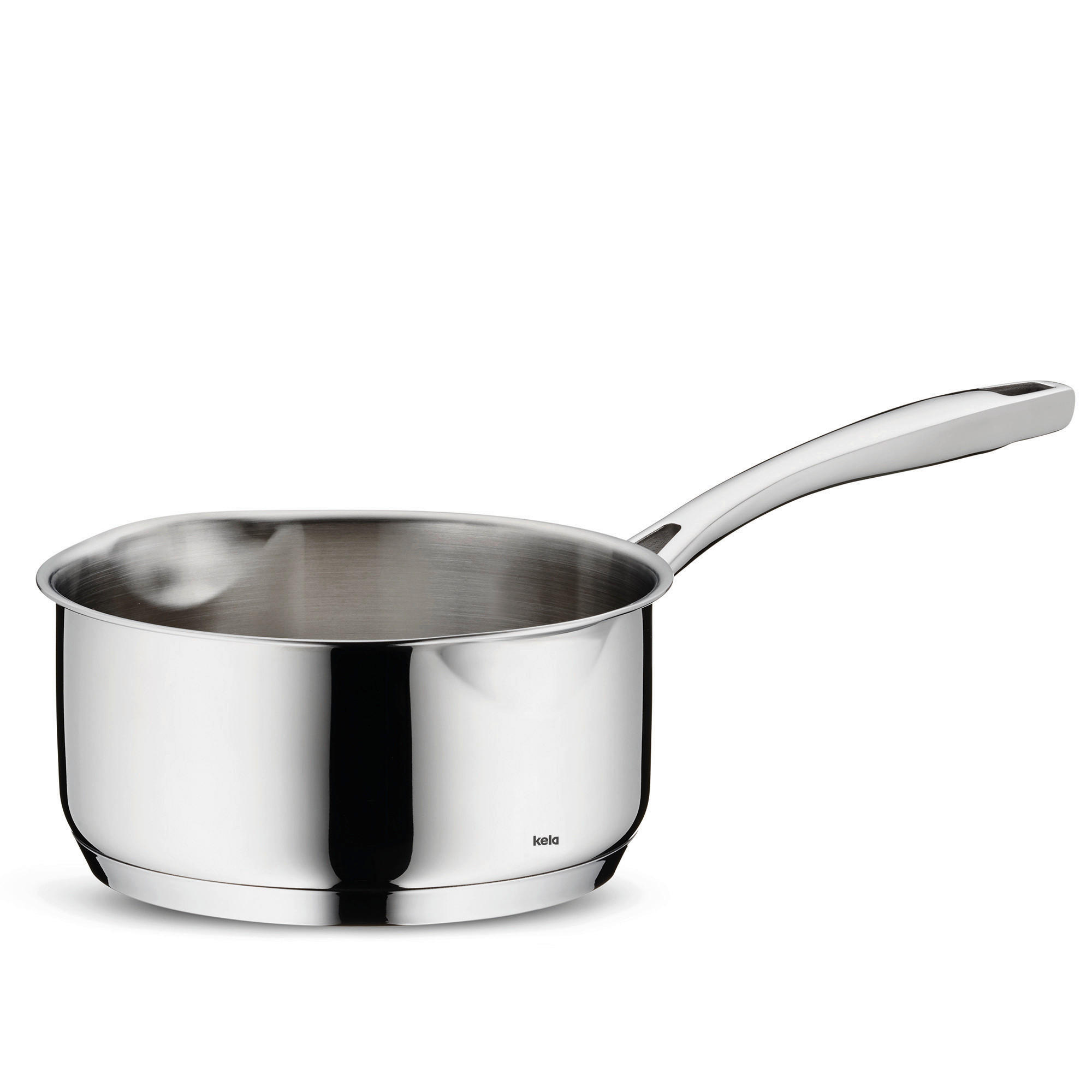 STIELKASSEROLLE Flavoria 1,3 l  - Silberfarben, KONVENTIONELL, Metall (16/8cm) - Kela