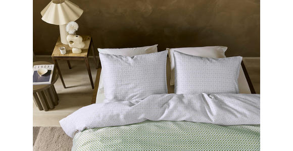 BETTWÄSCHE Nadea Satin 200/210 cm  - Grün, Basics, Textil (200/210cm) - Novel