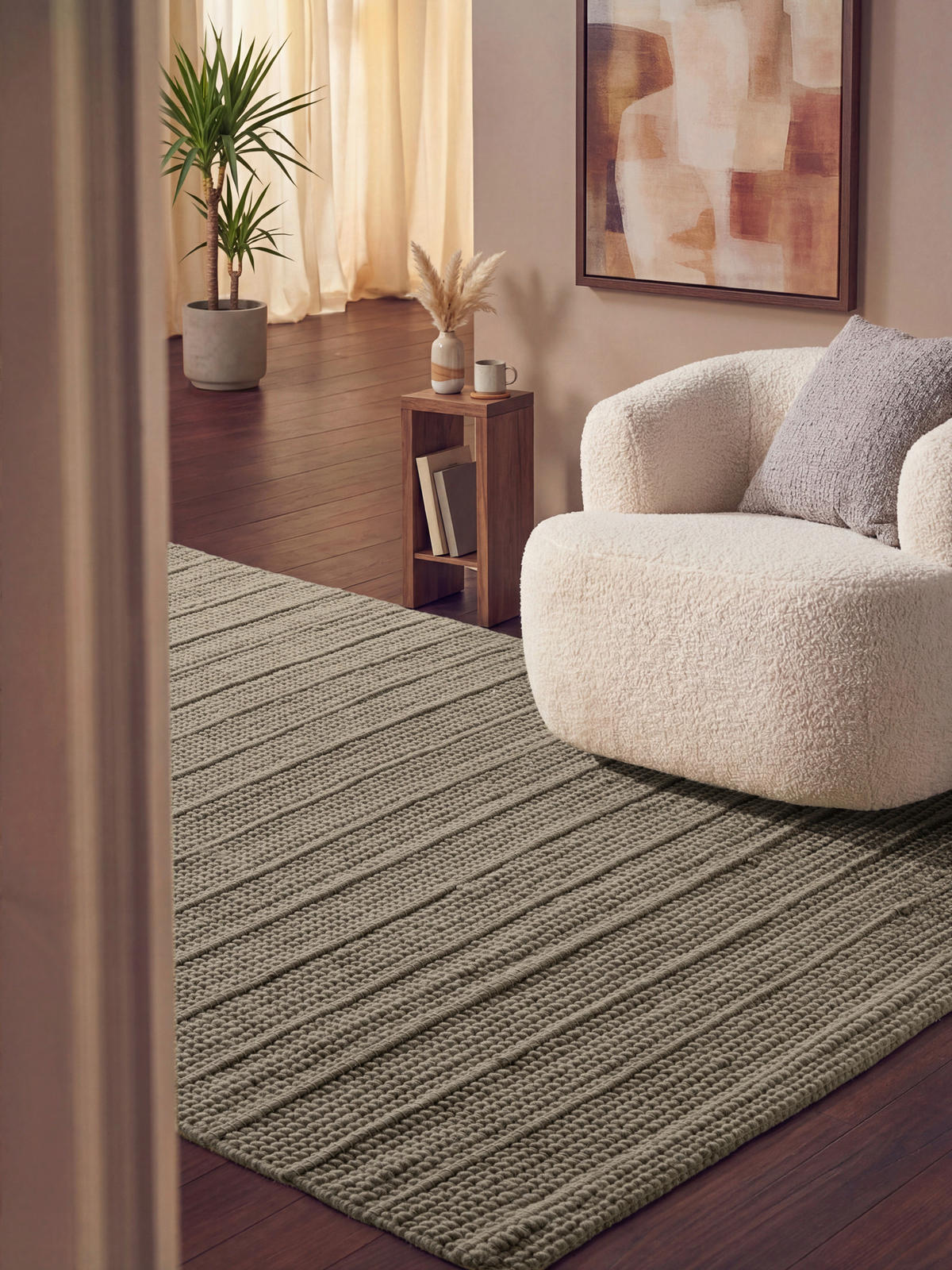 WOLLTEPPICH 120/170 cm Camden Grau rechteckig  - Grau, KONVENTIONELL, Textil (120/170cm) - Ted Baker