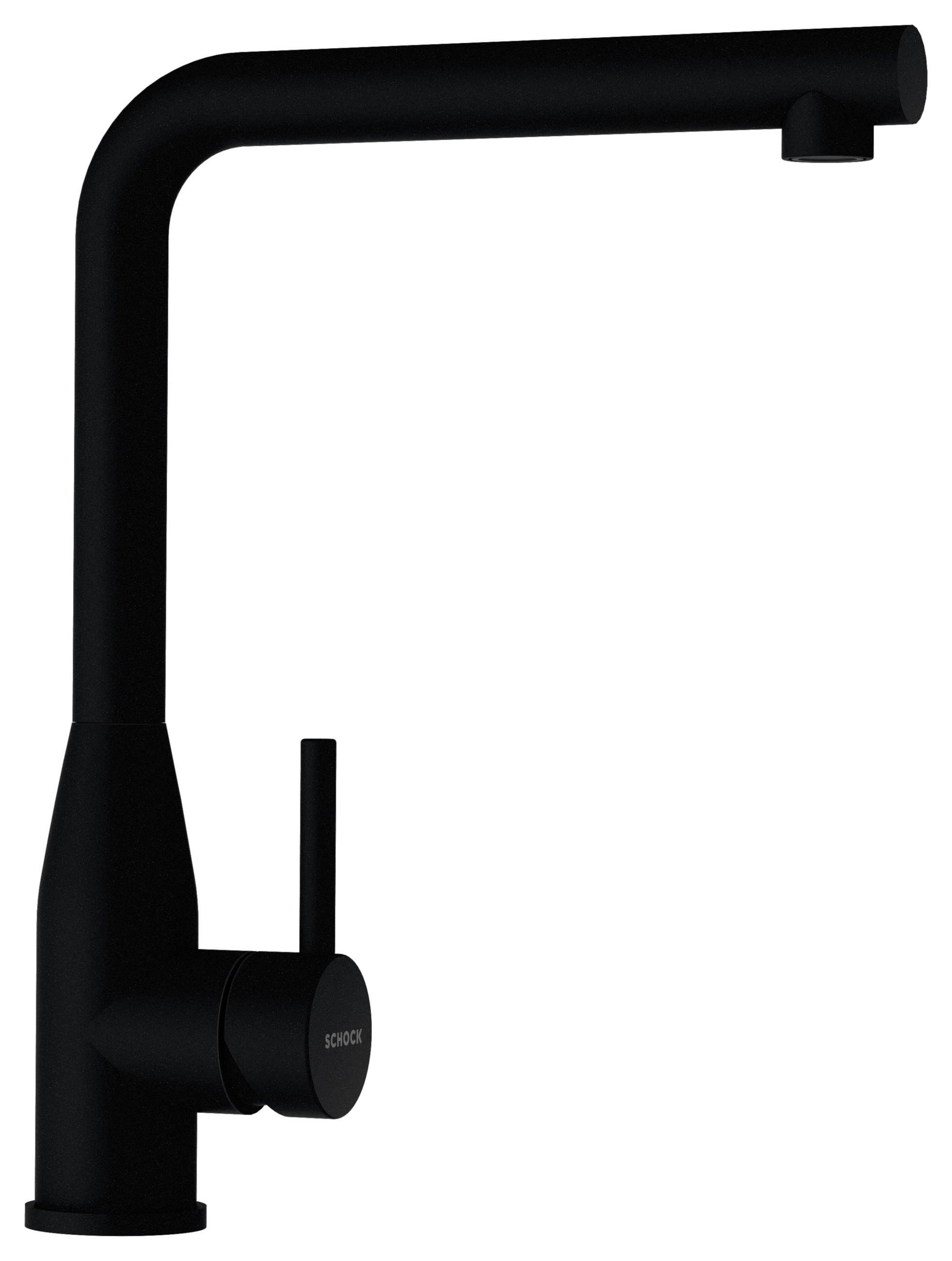 KÜCHENARMATUR 518027PUR  - Schwarz, Basics, Metall (9,5/32,5/25,3cm) - Schock