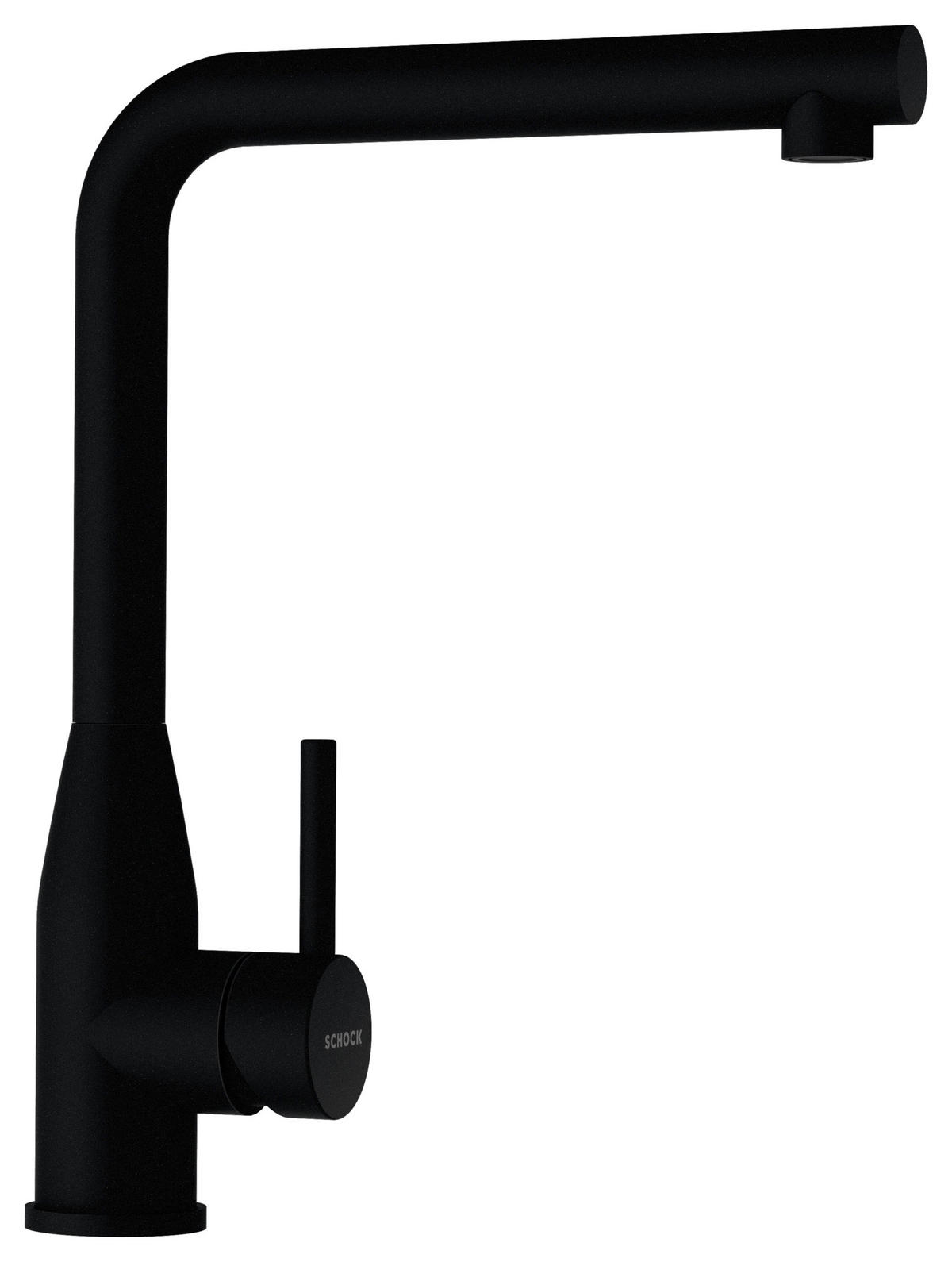 KÜCHENARMATUR 518027PUR  - Schwarz, Basics, Metall (9,5/32,5/25,3cm) - Schock