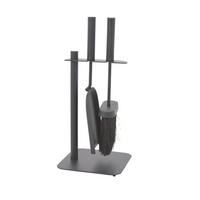 KAMINBESTECK 16/35,5/16 cm  Metall  - Schwarz, Basics, Metall (16/35,5/16cm) - Ambia Home