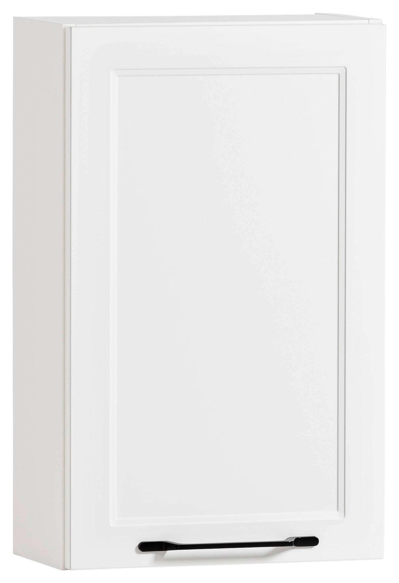 HÄNGESCHRANK 40/64/20 cm  - Schwarz/Weiß, ROMANTIK / LANDHAUS, Holzwerkstoff/Metall (40/64/20cm) - Xora