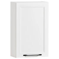 HÄNGESCHRANK 40/64/20 cm  - Schwarz/Weiß, ROMANTIK / LANDHAUS, Holzwerkstoff/Metall (40/64/20cm) - Xora