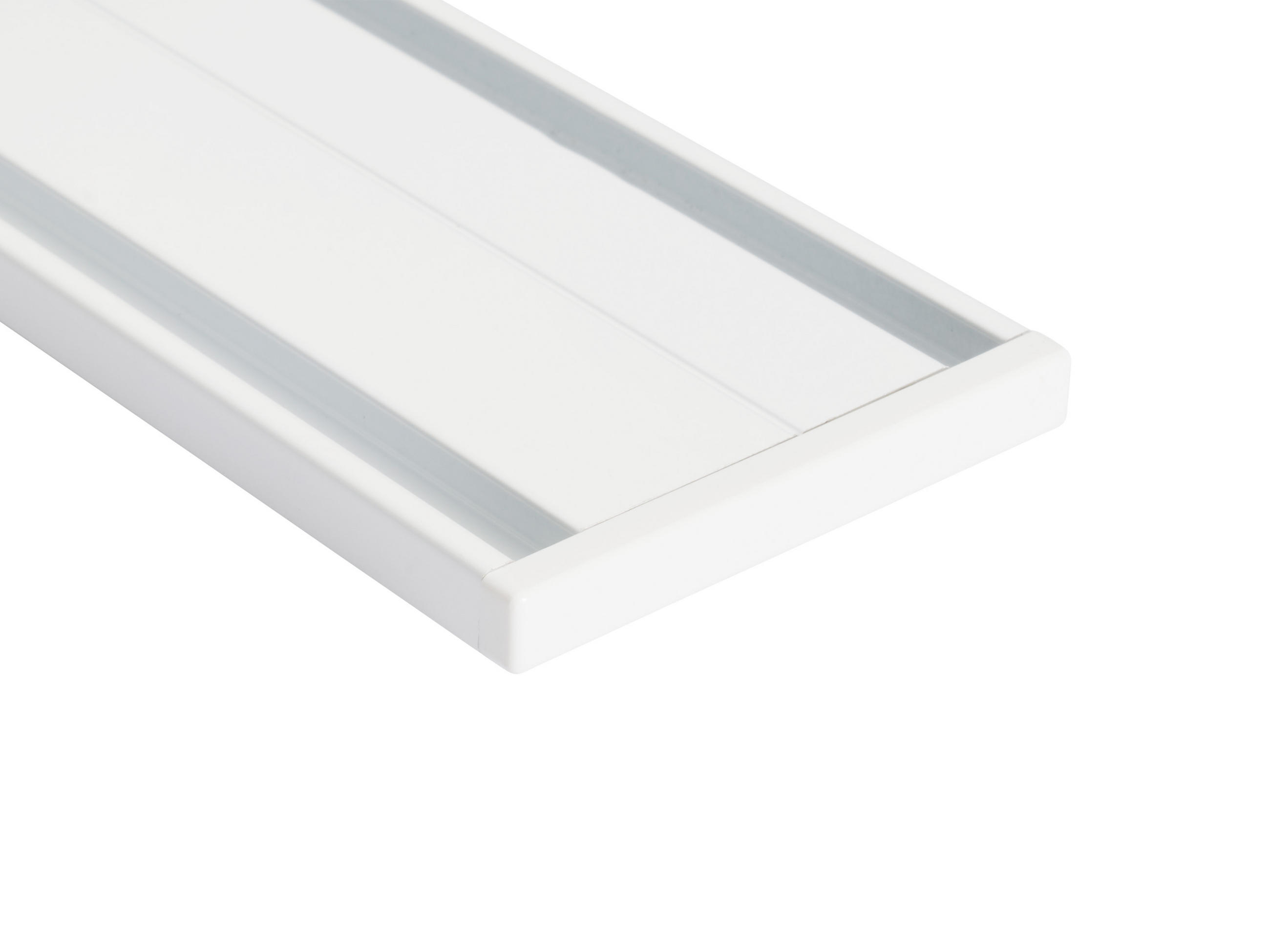 ENDSTÜCK  - Weiß, Basics, Metall (5,5/1/0,7cm) - Homeware
