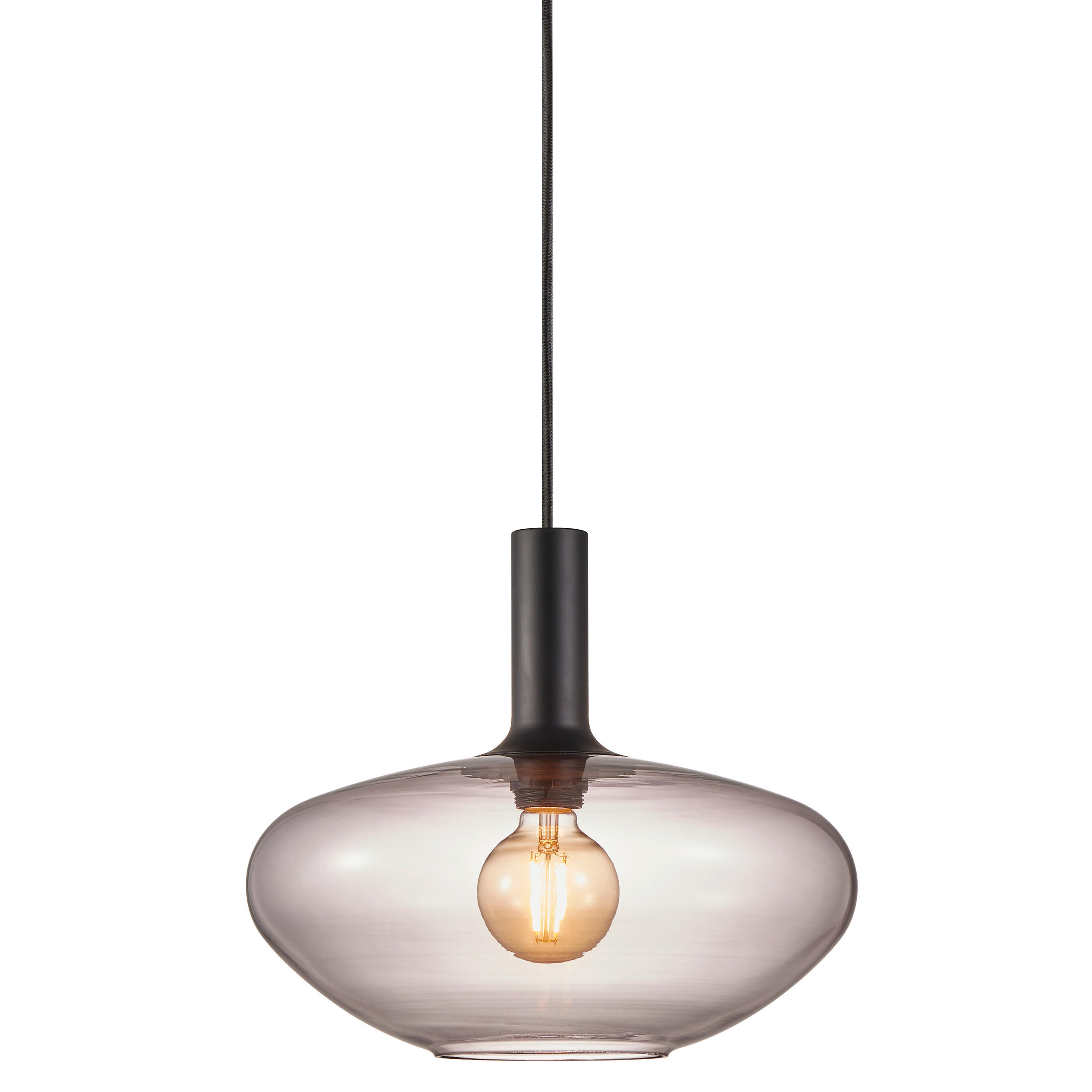 HÄNGELEUCHTE 35/330 cm - Schwarz, Basics, Glas/Metall (35/330cm) - Nordlux
