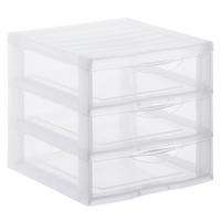 SCHUBLADENBOX  - Transparent, Basics, Kunststoff (21/17/18cm) - Rotho