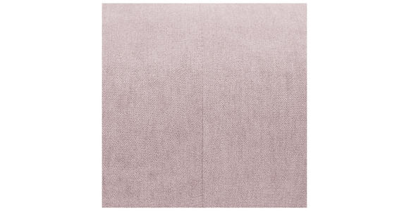 ECKSOFA in Velours Rosa  - Schwarz/Rosa, KONVENTIONELL, Textil/Metall (226/155cm) - Carryhome