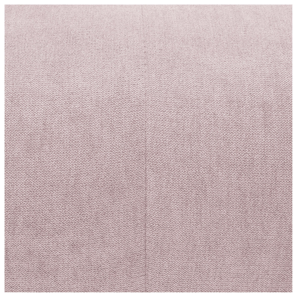 ECKSOFA in Velours Rosa  - Schwarz/Rosa, Konventionell, Textil/Metall (226/155cm) - Carryhome
