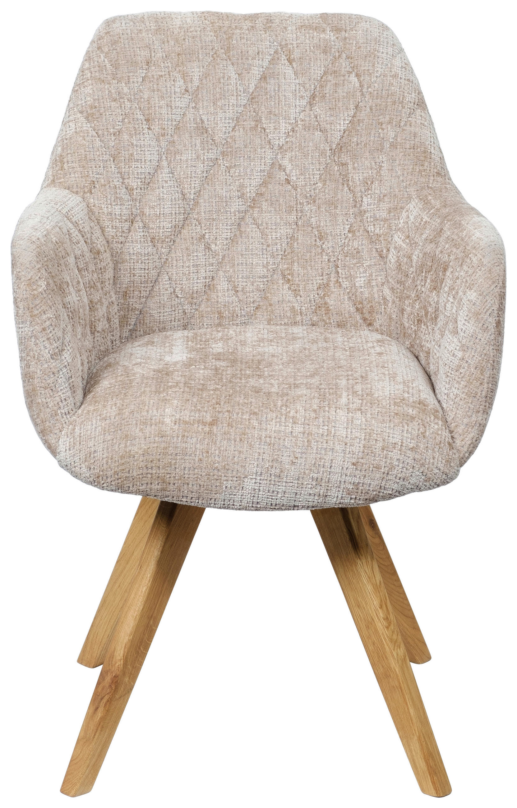 ARMLEHNSTUHL in Holz, Textil Beige  - Beige/Naturfarben, KONVENTIONELL, Holz/Textil (59/85/65cm) - Linea Natura