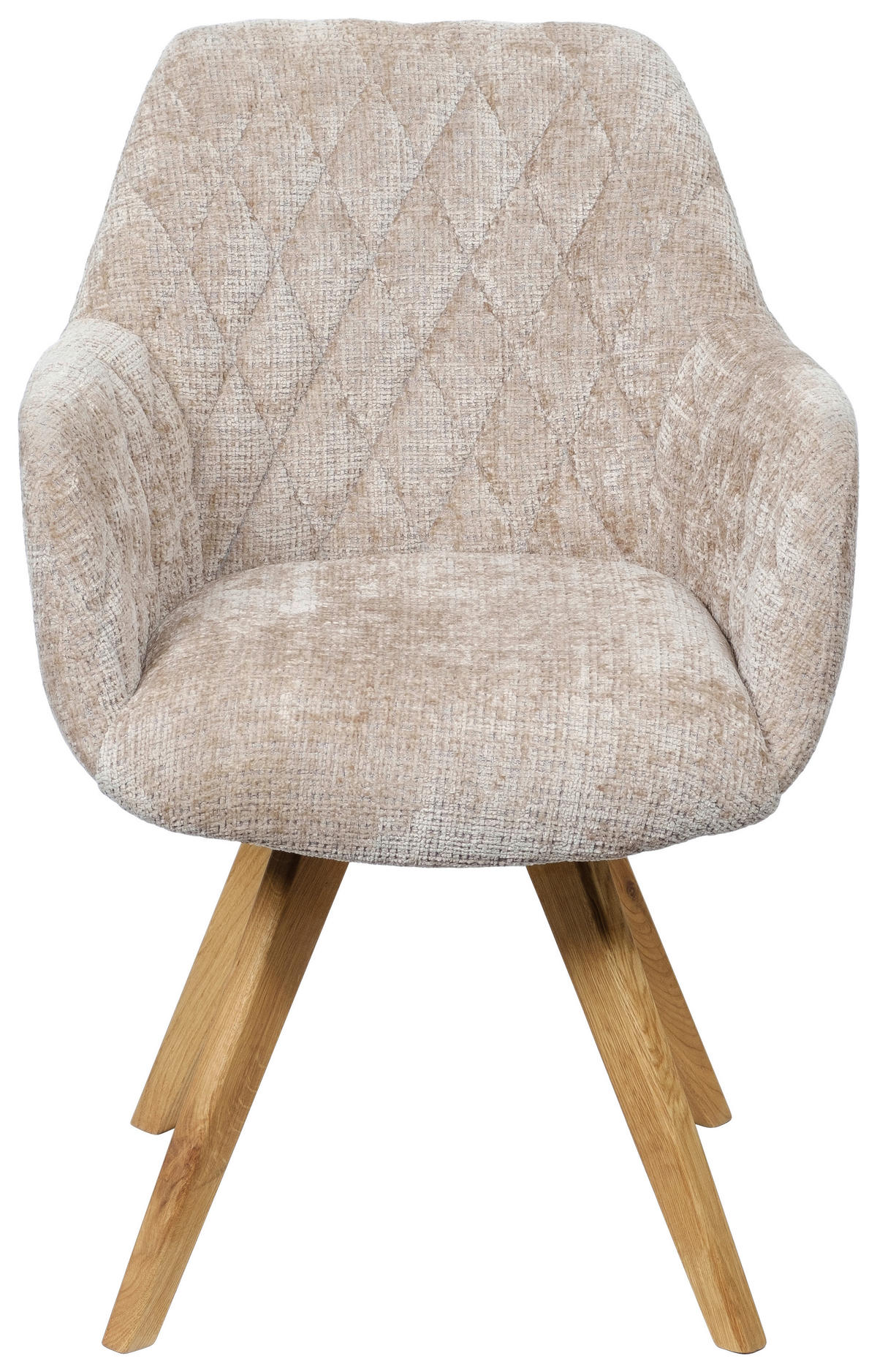 ARMLEHNSTUHL in Holz, Textil Beige  - Beige/Naturfarben, KONVENTIONELL, Holz/Textil (59/85/65cm) - Linea Natura