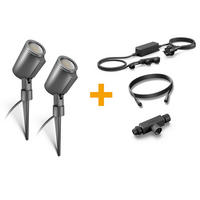 AUSSENLEUCHTE 24v Garten Lichtsystem 11,8/36,9/6,9 cm  - Anthrazit, Trend, Metall (11,8/36,9/6,9cm) - Steinel