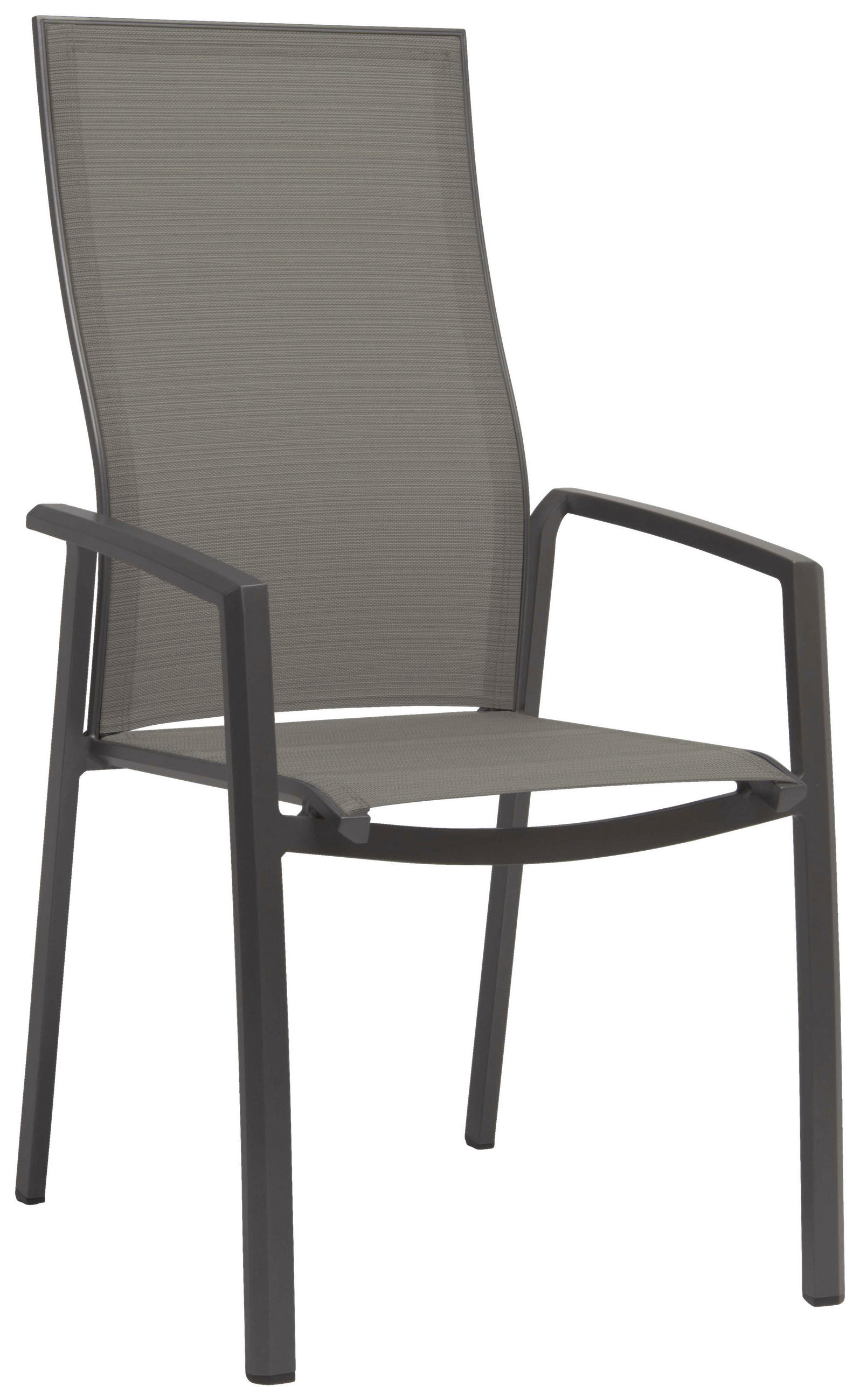 STAPELSESSEL Aluminium Anthrazit, Silberfarben  - Anthrazit/Silberfarben, Design, Textil/Metall (58/109/70cm) - Stern