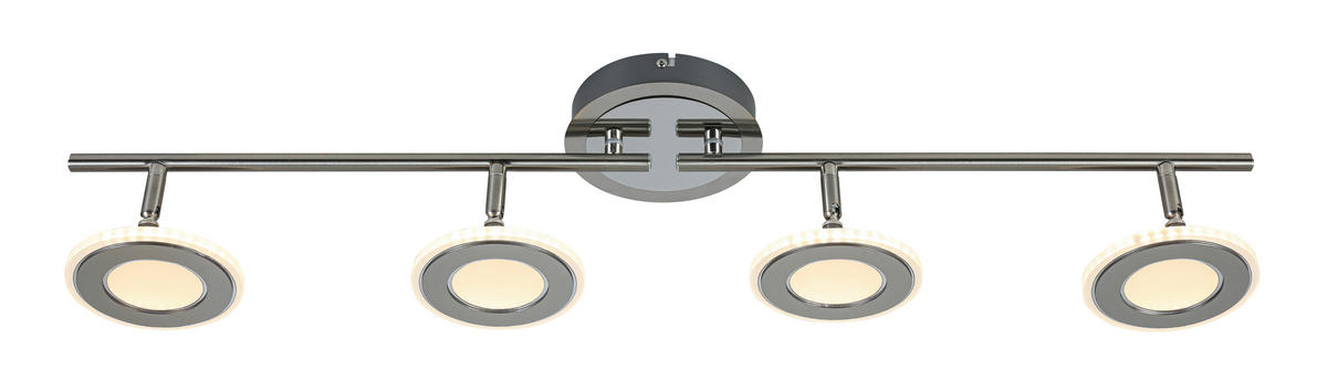 LED-SPOTLIGHT 82/17,5/13 cm   - kromfärg/nickelfärgad, Design, metall/plast (82/17,5/13cm) - Novel