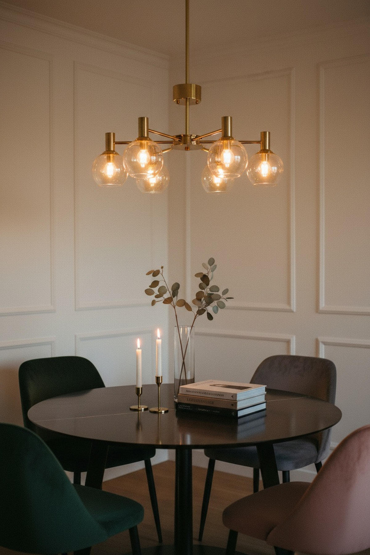 PENDELLEUCHTE Ambra 75/44/75 cm  - Messingfarben/Bernsteinfarben, Basics, Glas/Metall (75/44/75cm) - Markslöjd