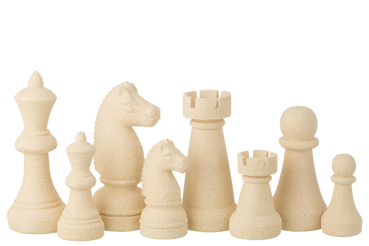 SCHACHFIGUR - Beige, Basics, Kunststoff (11/11/29cm) - Ambia Home