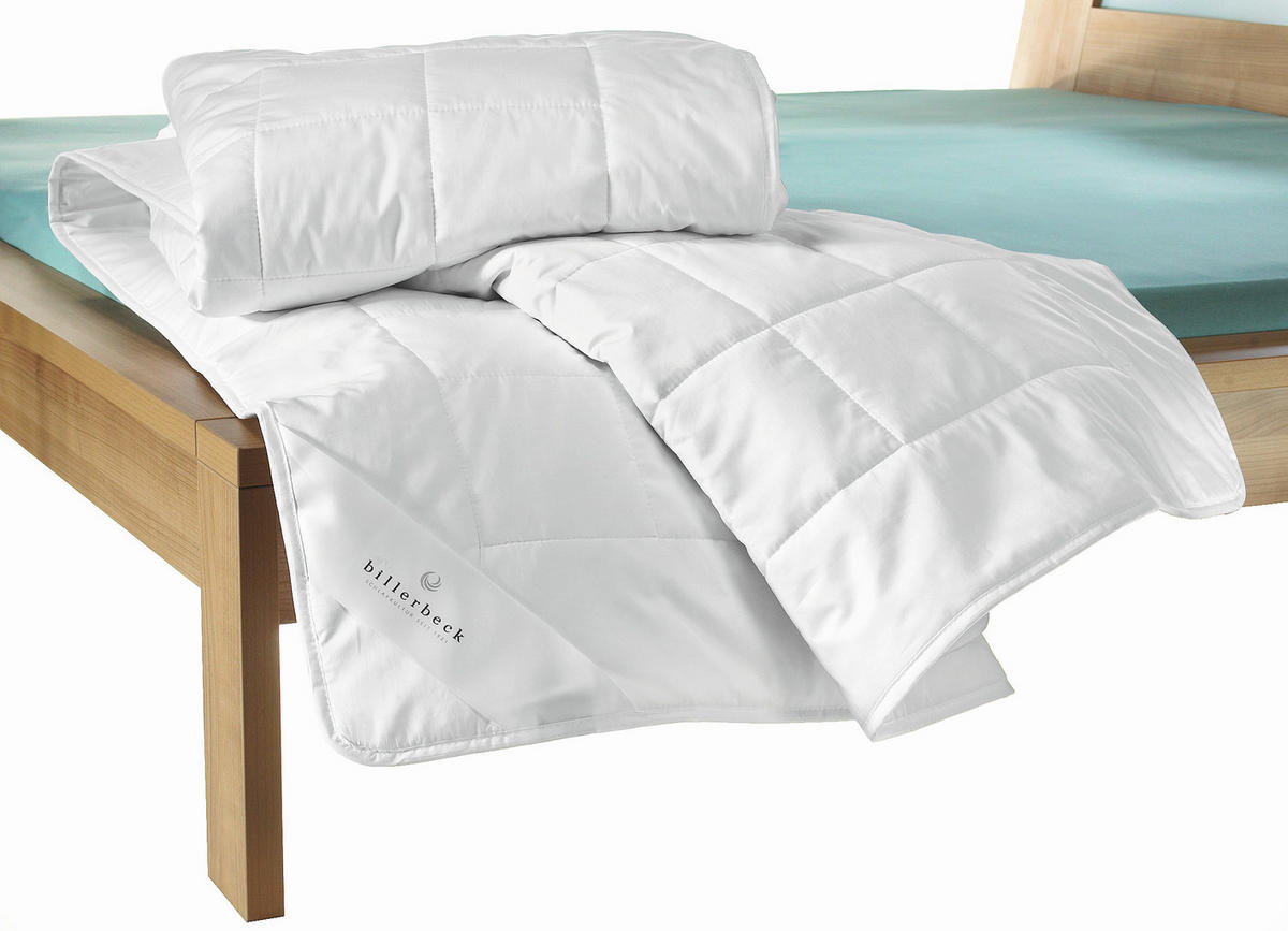 LETNÍ PŘIKRÝVKA, 200/200 cm, hedvábí - bílá, Basics, textil (200/200cm) - Billerbeck