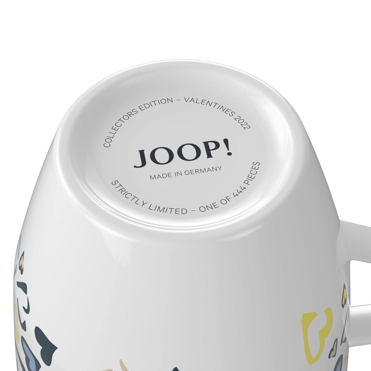 KAFFEEBECHER    - Multicolor/Weiß, Design, Keramik (8,5/8,5/9,5cm) - Joop!